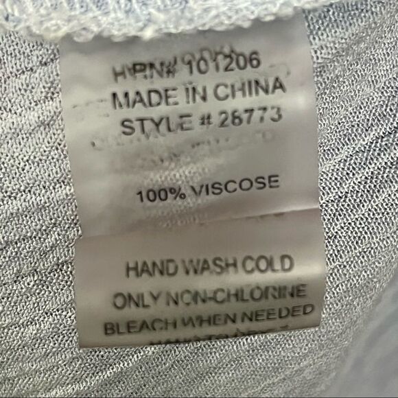 Soft Surroundings Pale Blue Cowl Neck Lagenlook Tunic M - Picture 7 of 8